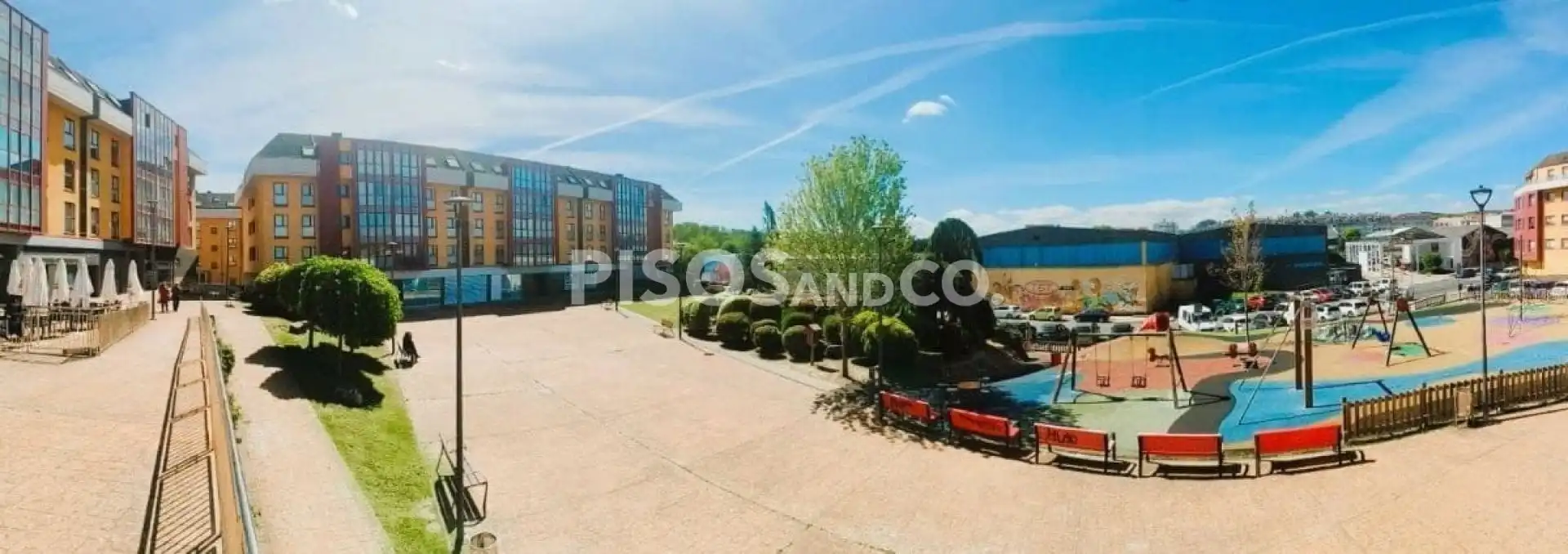 Vista exterior de Piso en venta en Cambre  con Calefacción y Trastero