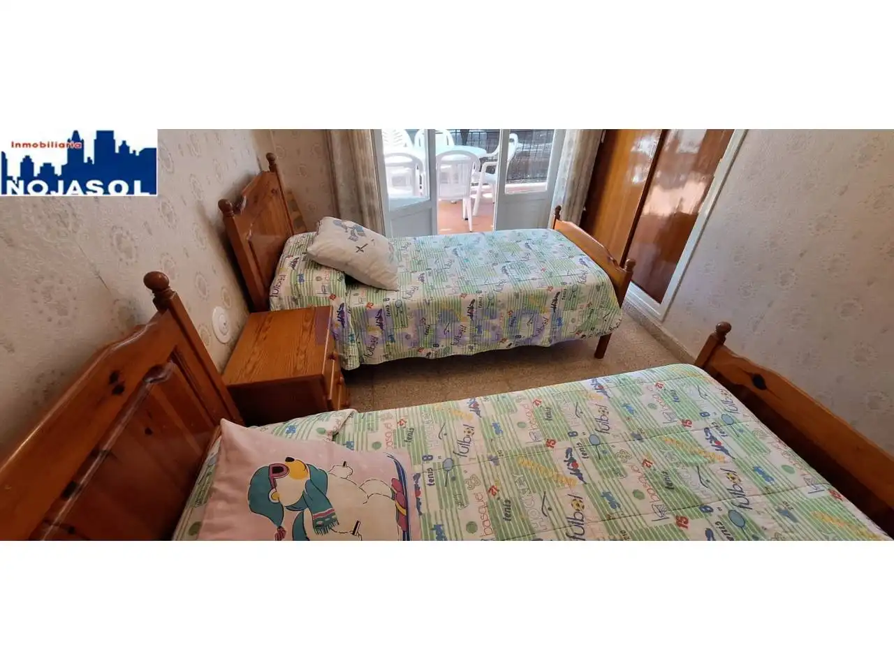 Bedroom of Flat for rent in Noja  with Terrace and Furnished