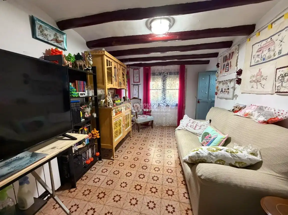 Sala de estar de Casa adosada en venta en Ainzón, Zaragoza