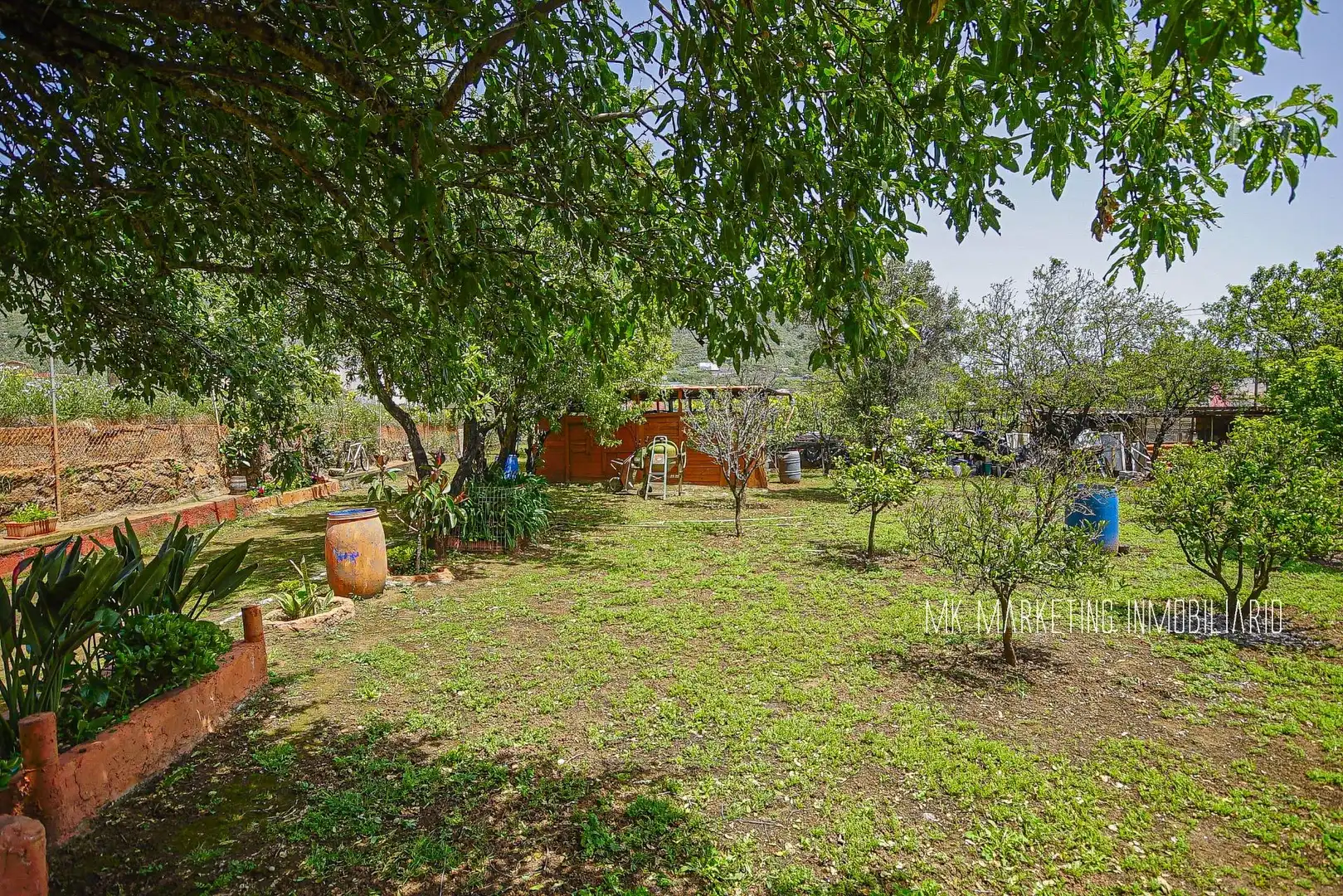 Jardí de Finca rústica en venda en Valsequillo de Gran Canaria amb Aire condicionat, Terrassa i Piscina