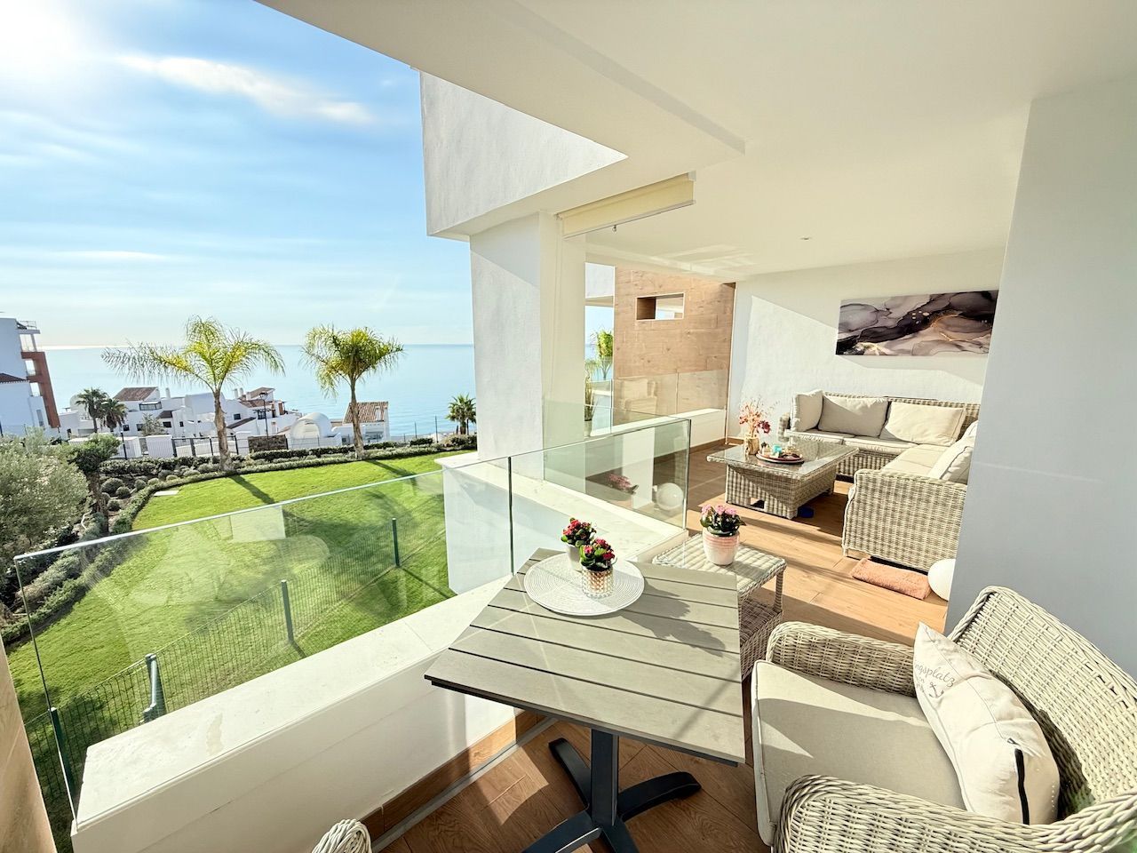 Terrace of Flat for sale in Torrox  with Air Conditioner, Heating and Storage room