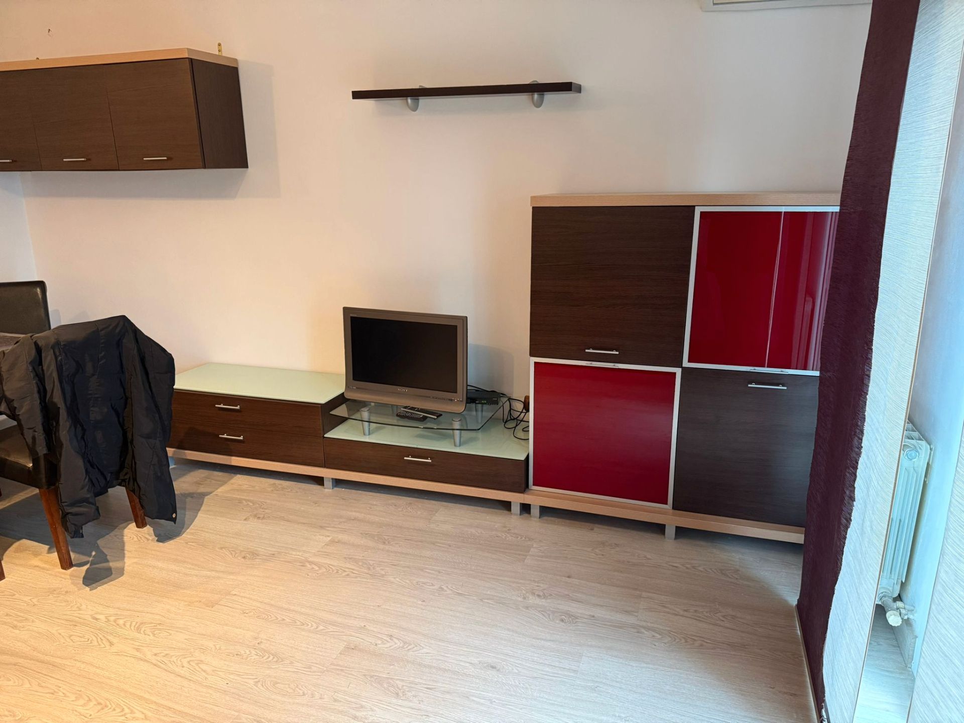 Sala de estar de Piso de alquiler en  Zaragoza Capital con Aire acondicionado, Calefacción y Parquet