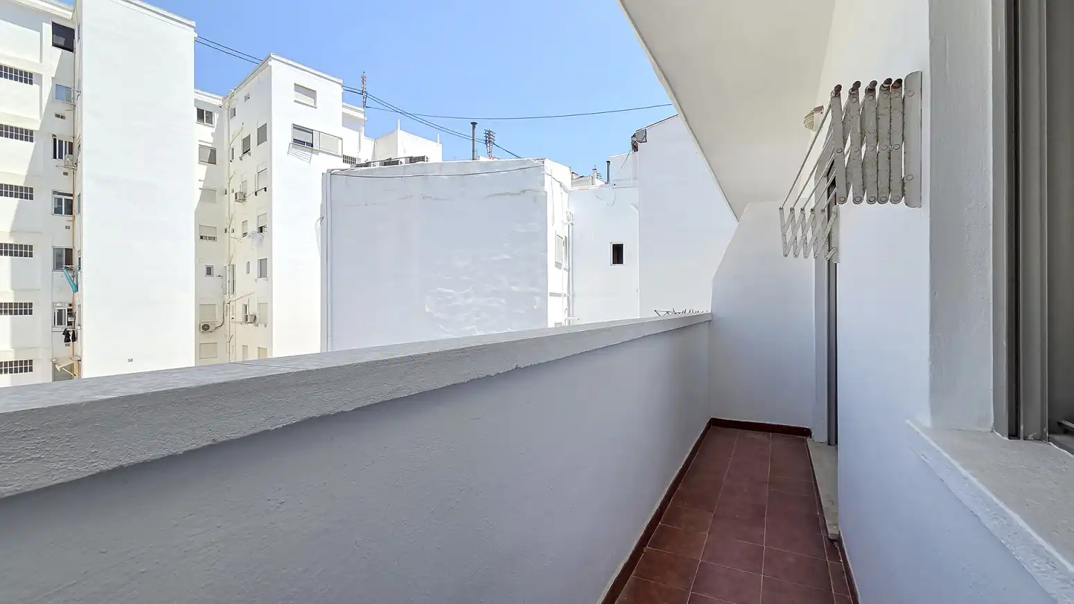 Terraza de Piso de alquiler en Valencia con Parquet, Amueblado y Balcón