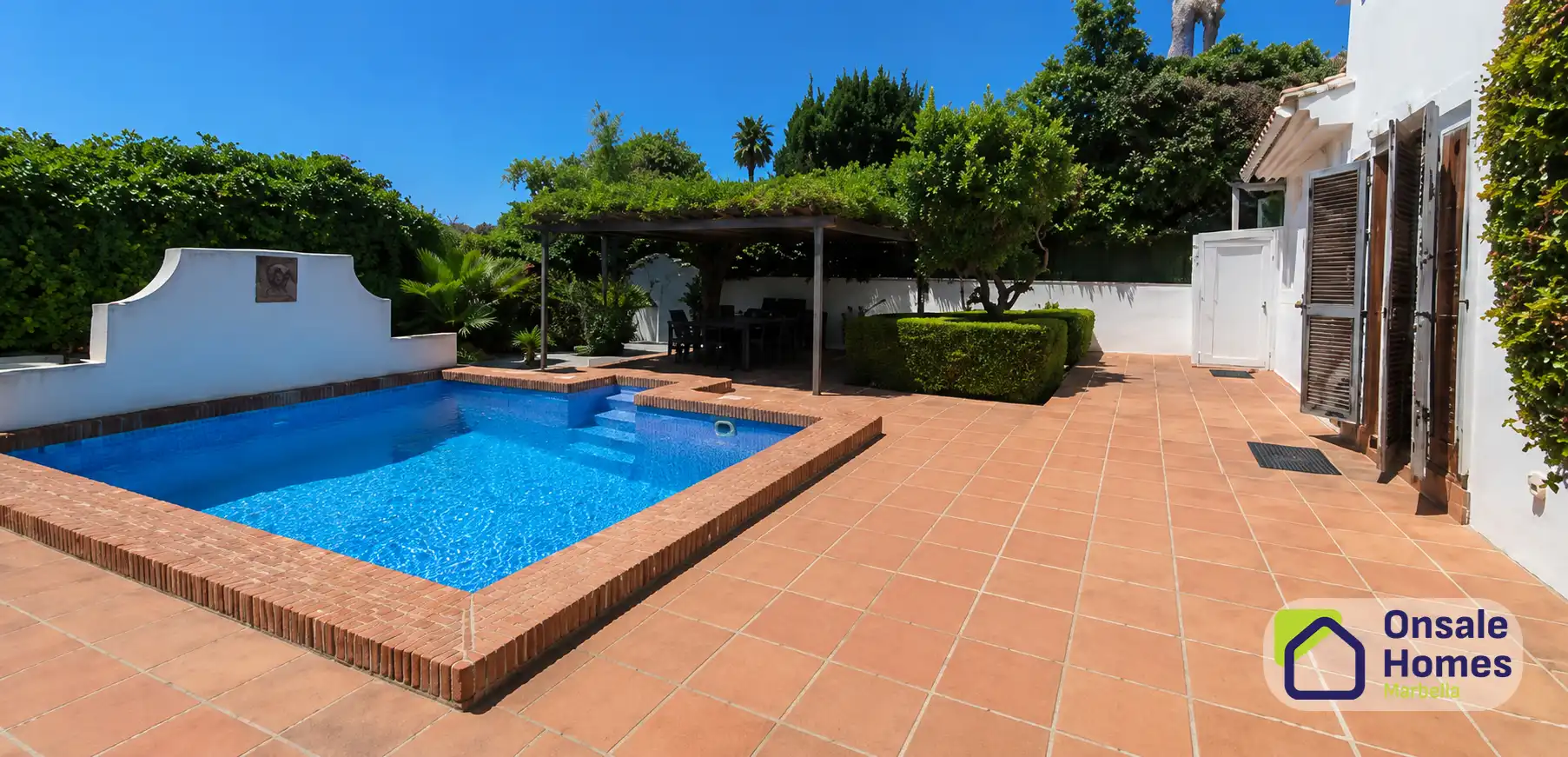 Swimming pool of Houses for rent in Marbella  with Air Conditioner, Private garden and Terrace