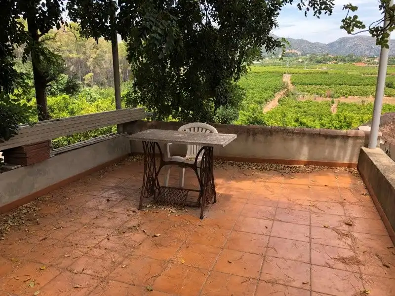Terraza de Casa o chalet en venta en Palma de Gandia con Aire acondicionado, Jardín privado y Terraza