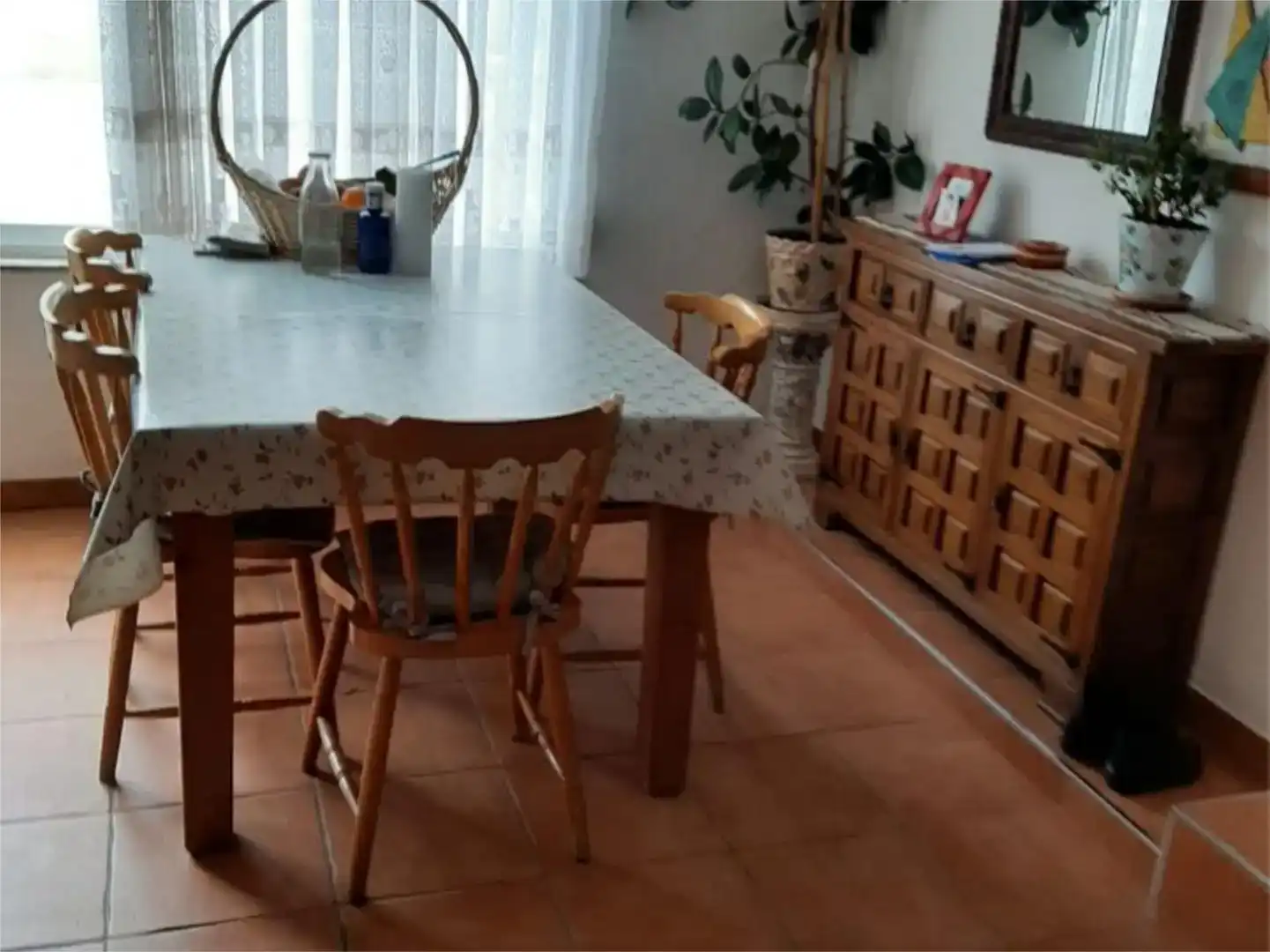 Menjador de Casa o xalet en venda en Ponferrada amb Jardí privat, Parquet i Traster