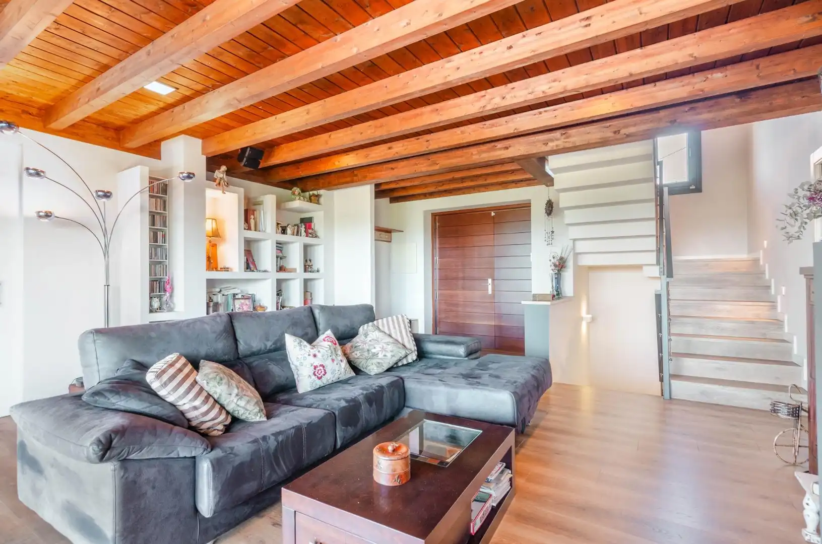 Sala de estar de Casa o chalet en venta en Siero con Aire acondicionado, Calefacción y Jardín privado