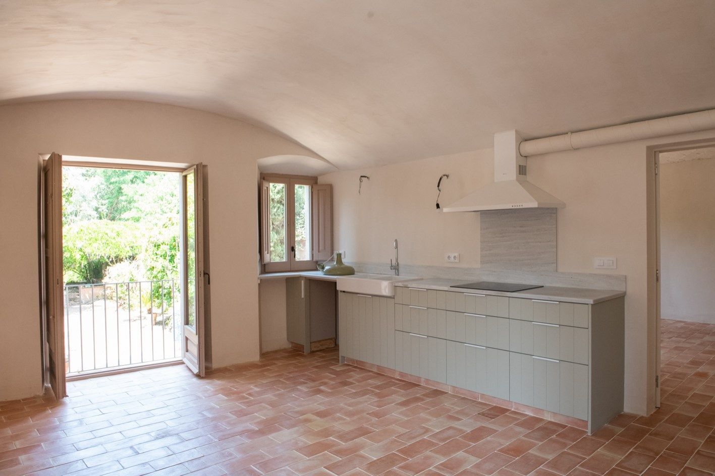 Kitchen of Flat to rent in Girona Capital  with Air Conditioner, Heating and Terrace