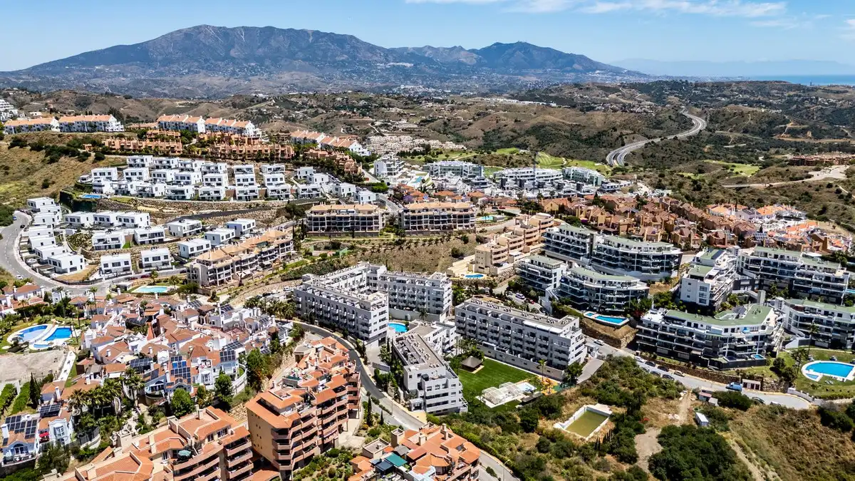 Vista exterior de Apartamento en venta en Mijas con Aire acondicionado, Calefacción y Terraza