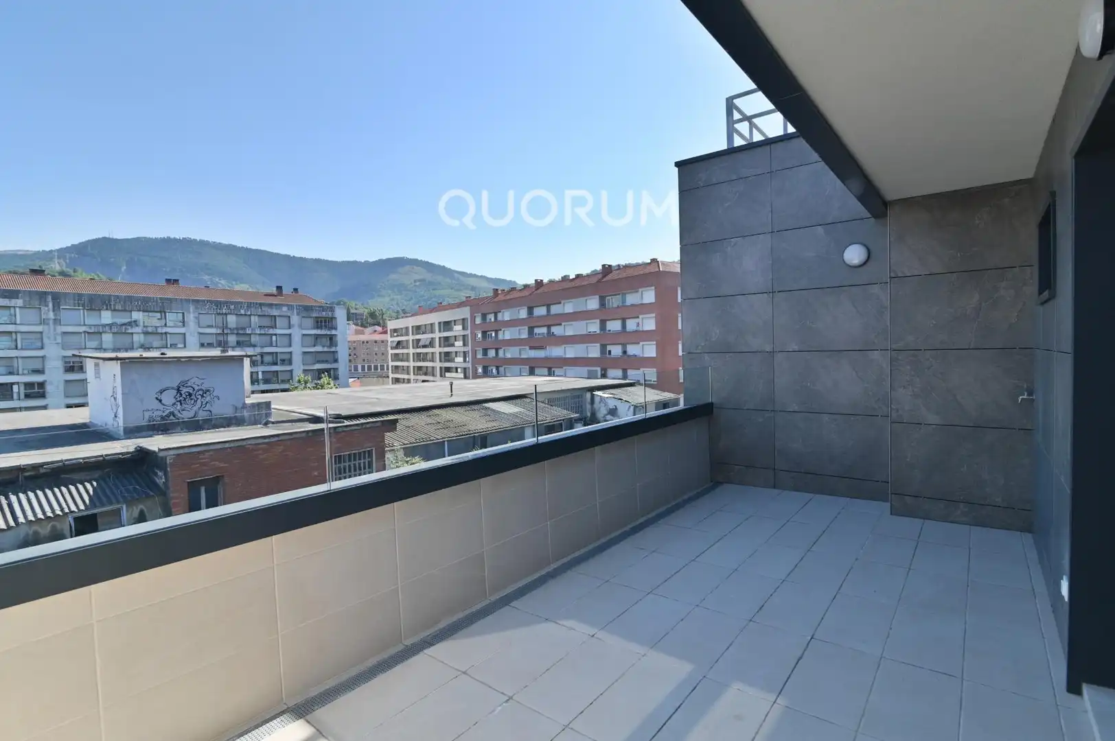 Terrace of Flat for rent in Bilbao   with Heating, Terrace and Storage room