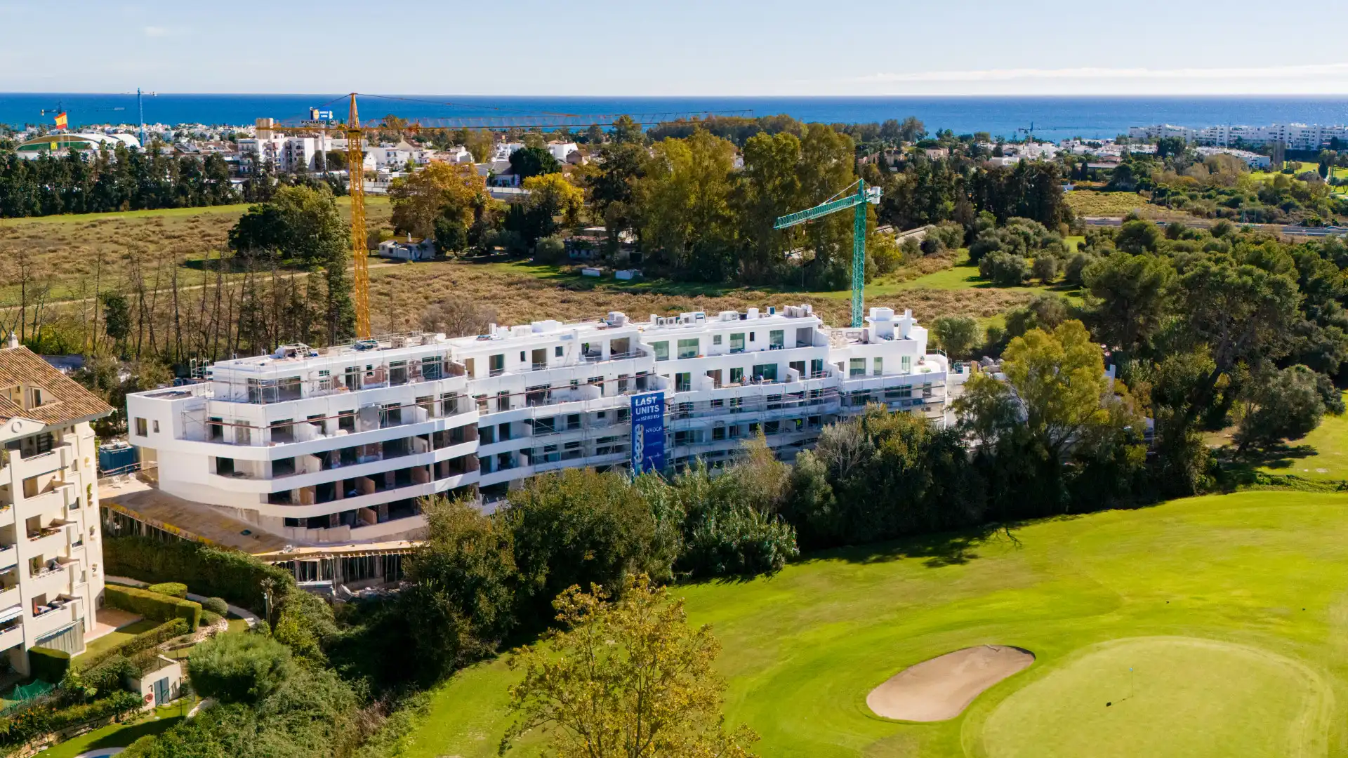 Exterior view of Apartments for sale in Marbella  with Air Conditioner, Terrace and Swimming Pool