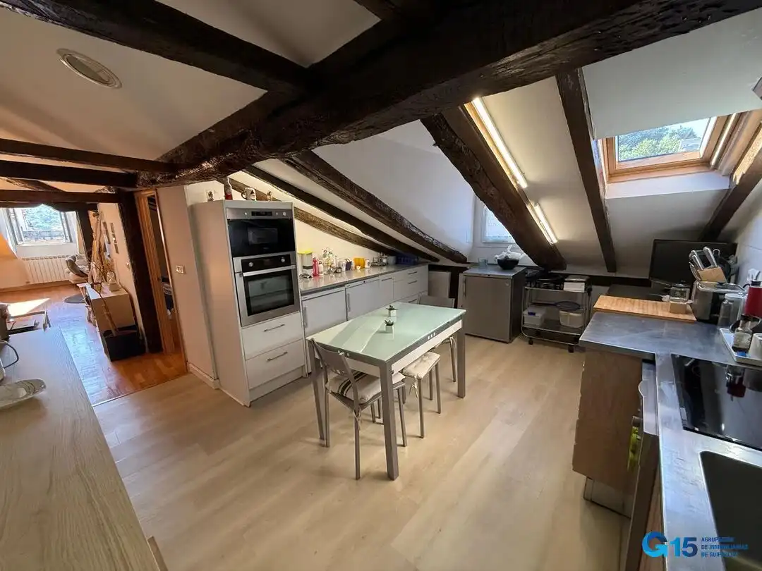 Cocina de Ático en venta en Donostia - San Sebastián  con Calefacción y Amueblado