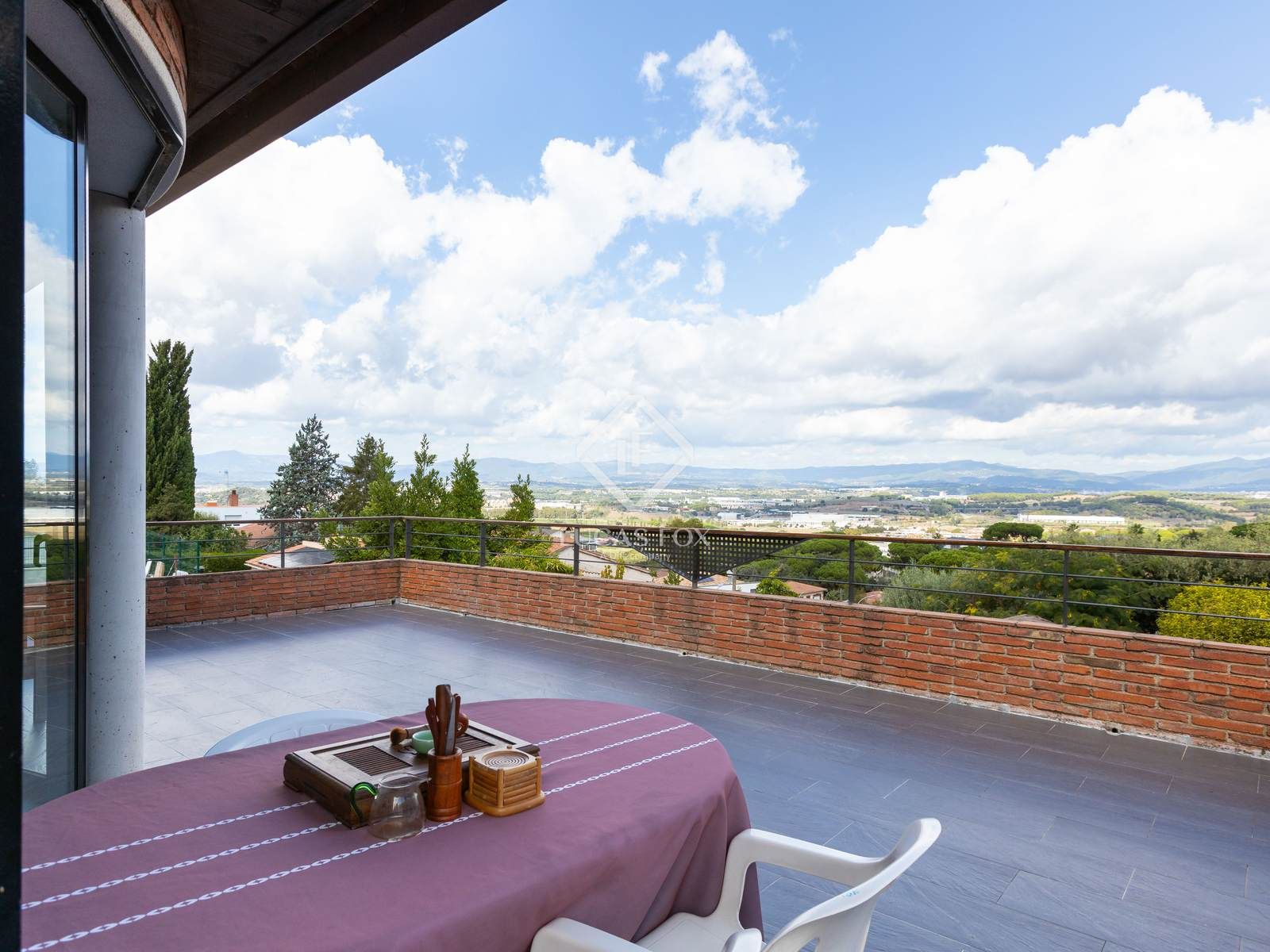 Terrassa de Casa o xalet en venda en Vallromanes amb Calefacció, Jardí privat i Traster