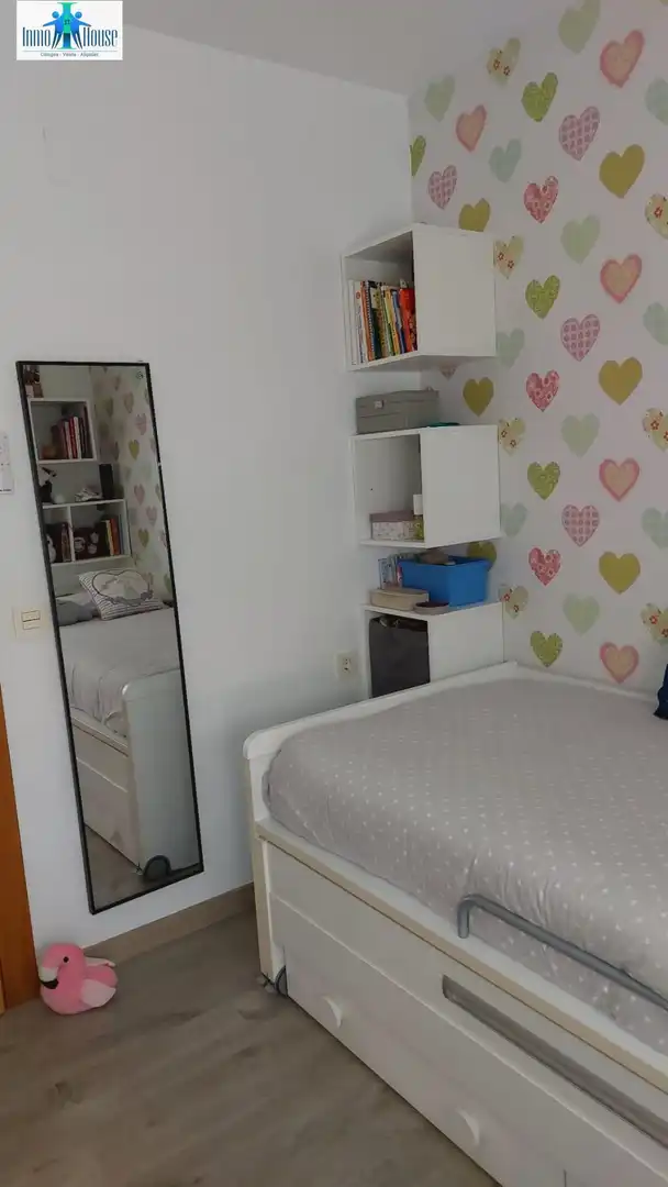 Bedroom of Flat for sale in Albacete  with Air Conditioner, Heating and Furnished