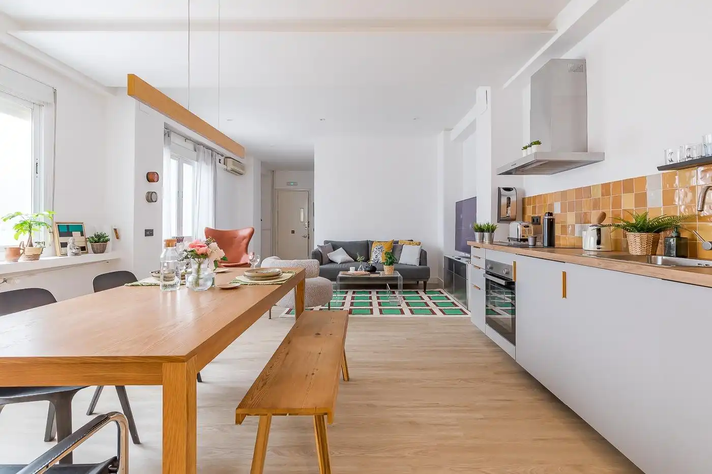Cuina de Apartament en venda en Madrid amb Aire condicionat, Calefacció i Moblat