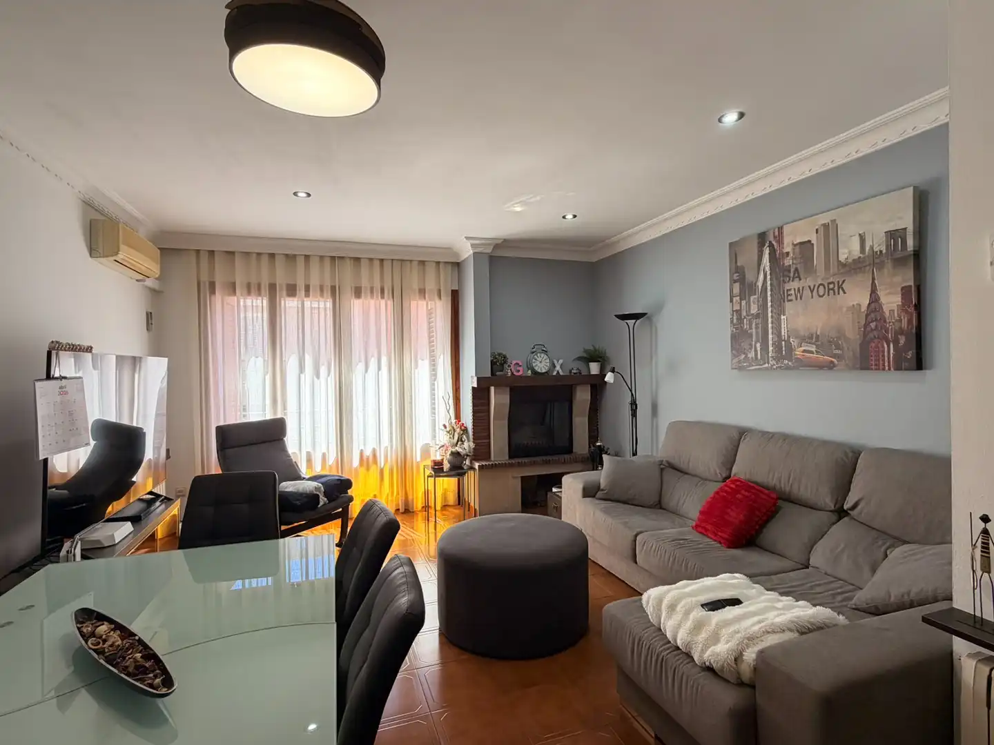 Sala de estar de Casa o chalet en venta en Les Borges Blanques con Amueblado