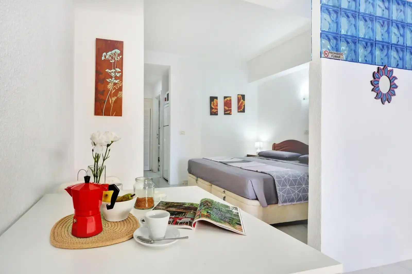Bedroom of Study for rent in Arona  with Terrace, Furnished and Community pool