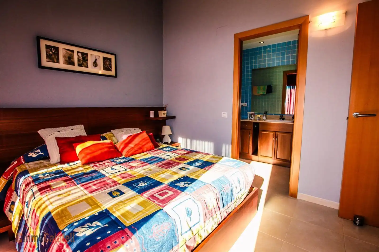 Schlafzimmer von Haus oder Chalet zur Miete in Calafell mit Klimaanlage, Heizung und Terrasse