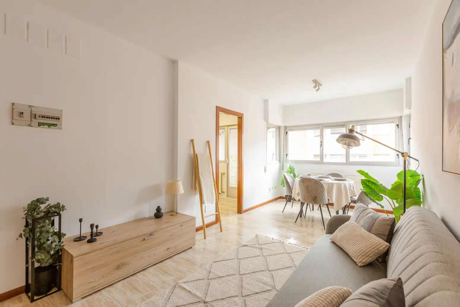 Living room of Flat for sale in  Pamplona / Iruña  with Heating, Terrace and Storage room