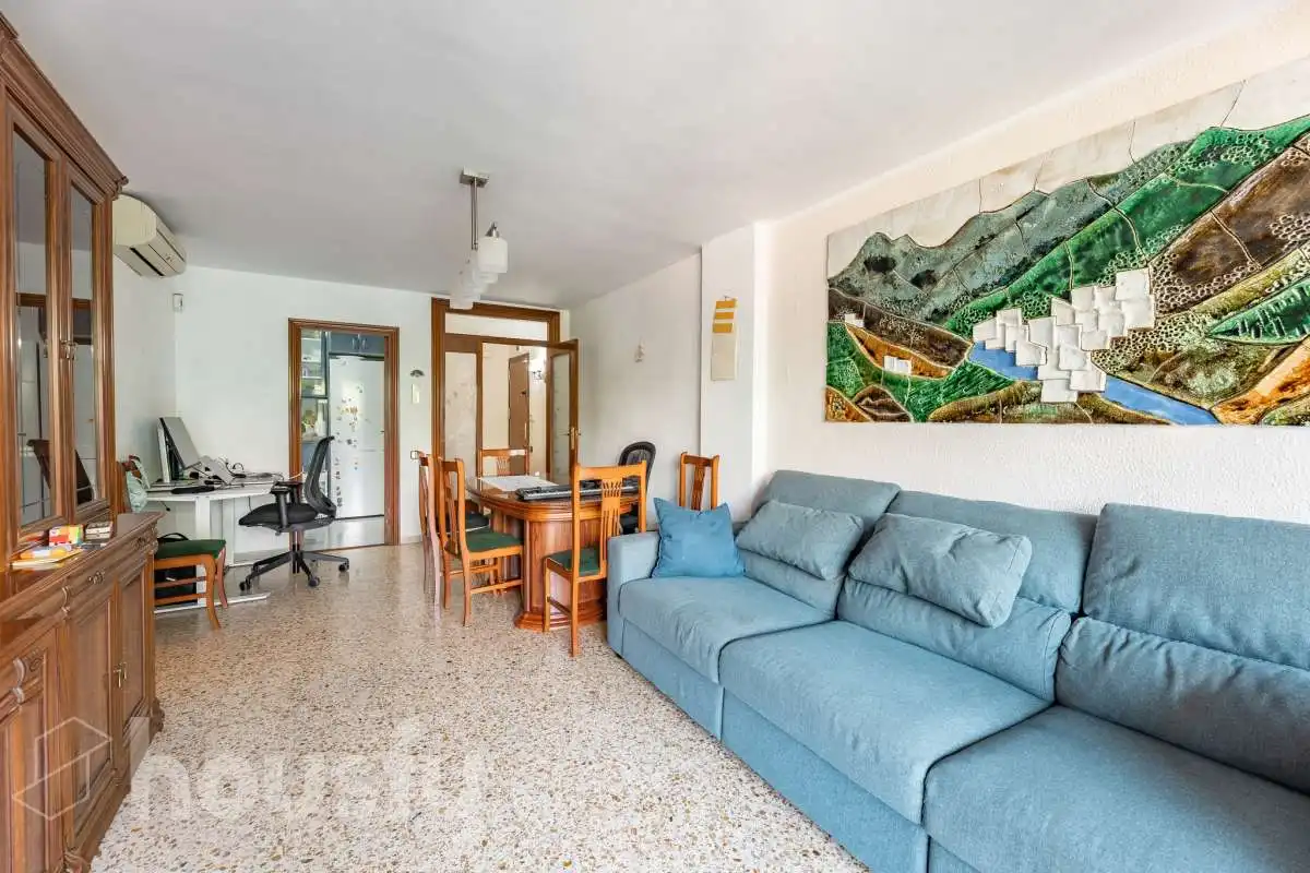 Sala de estar de Piso en venta en Barcelona con Aire acondicionado, Calefacción y Terraza