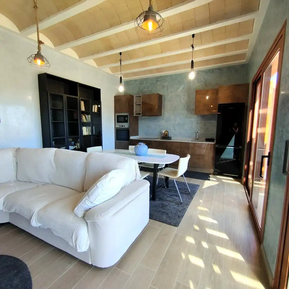 Sala de estar de Casa o chalet en venta en Telde con Jardín privado, Parquet y Terraza