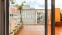 Balcony of Attic to rent in  Barcelona Capital  with Air Conditioner, Heating and Terrace