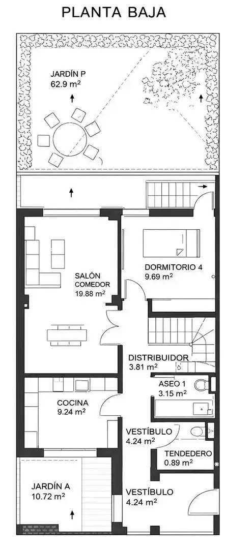 Casa adosada en venda en Beriáin amb Calefacció, Jardí privat i Terrassa