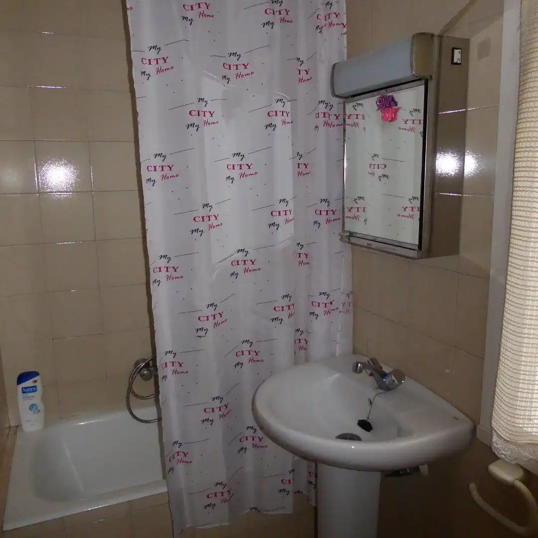 Baño de Ático de alquiler en Oviedo  con Calefacción, Parquet y Terraza