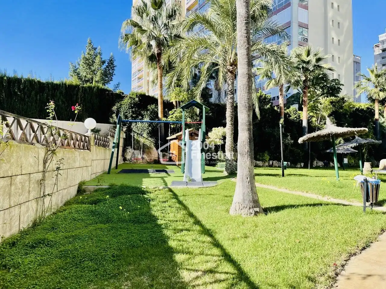 Garten von Wohnungen zum Verkauf in Villajoyosa / La Vila Joiosa mit Möbliert und Gemeinschaftspool