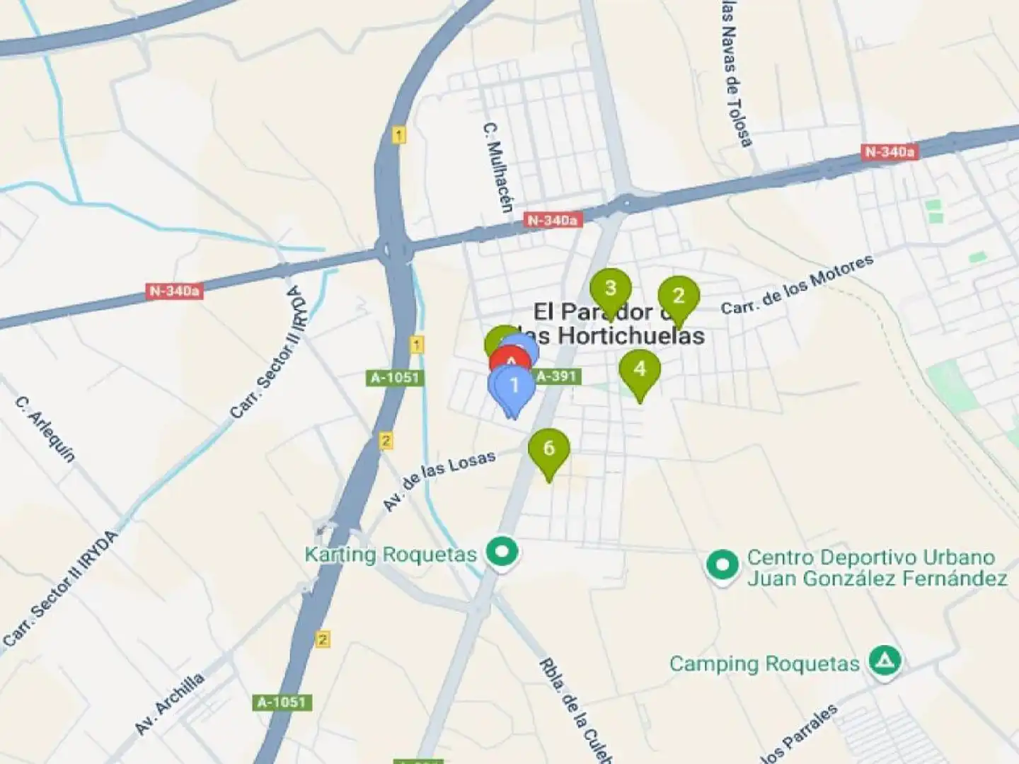 Vista exterior de Piso en venta en Roquetas de Mar