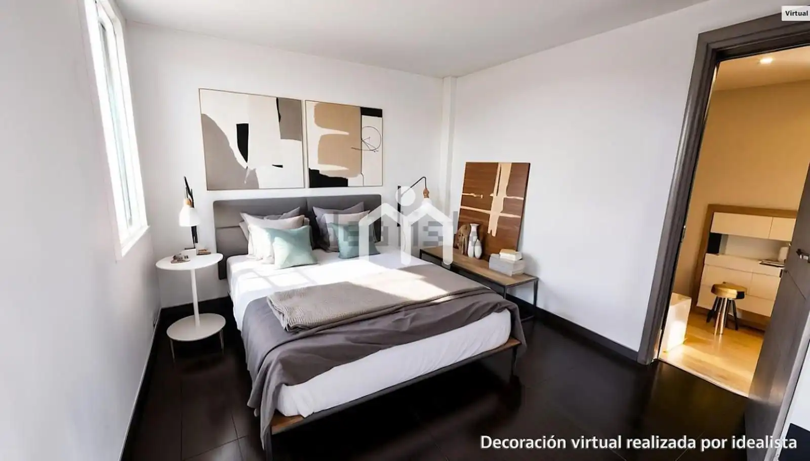 Dormitori de Casa adosada en venda en Badalona amb Calefacció, Terrassa i Traster