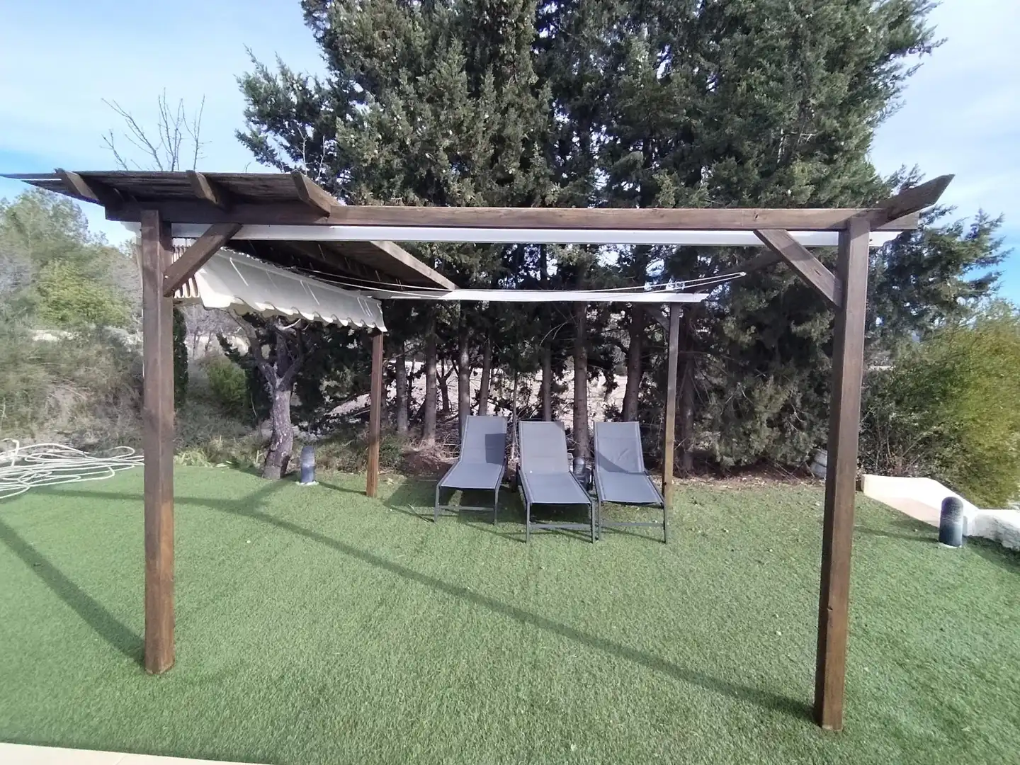 Terrassa de Finca rústica en venda en Relleu amb Aire condicionat, Jardí privat i Terrassa