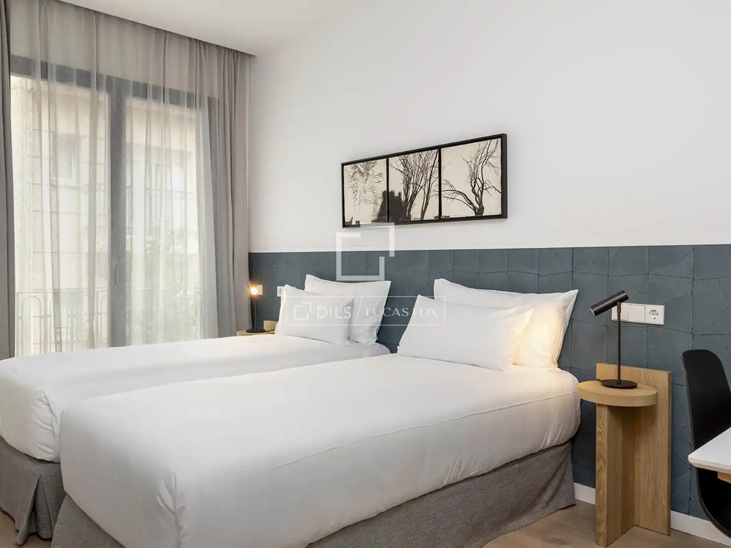 Bedroom of Flat for rent in Barcelona  with Air Conditioner, Heating and Parquet flooring