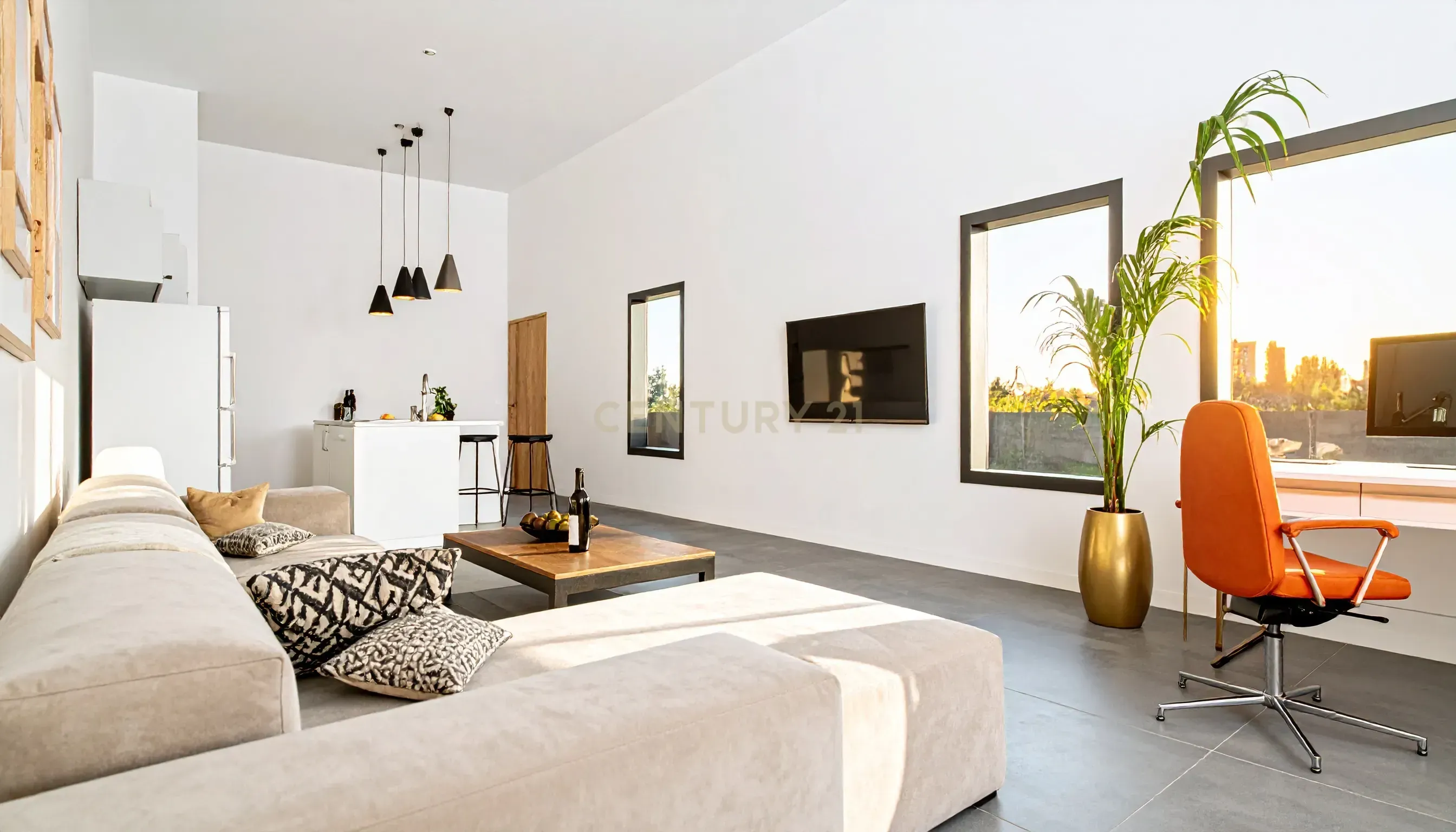Sala de estar de Piso en venta en Las Palmas de Gran Canaria