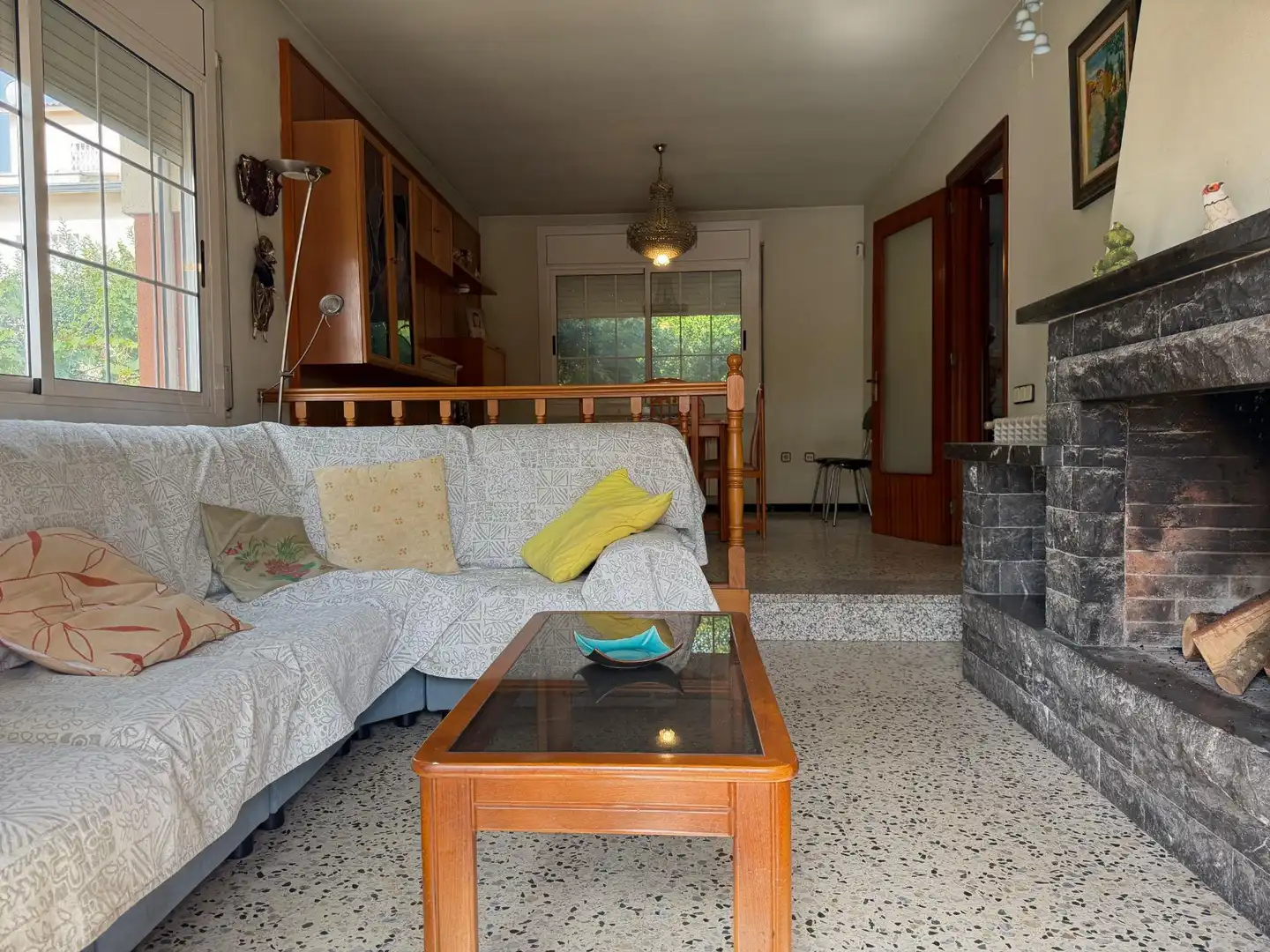 Sala de estar de Casa o chalet en venta en Lliçà de Vall con Calefacción y Terraza