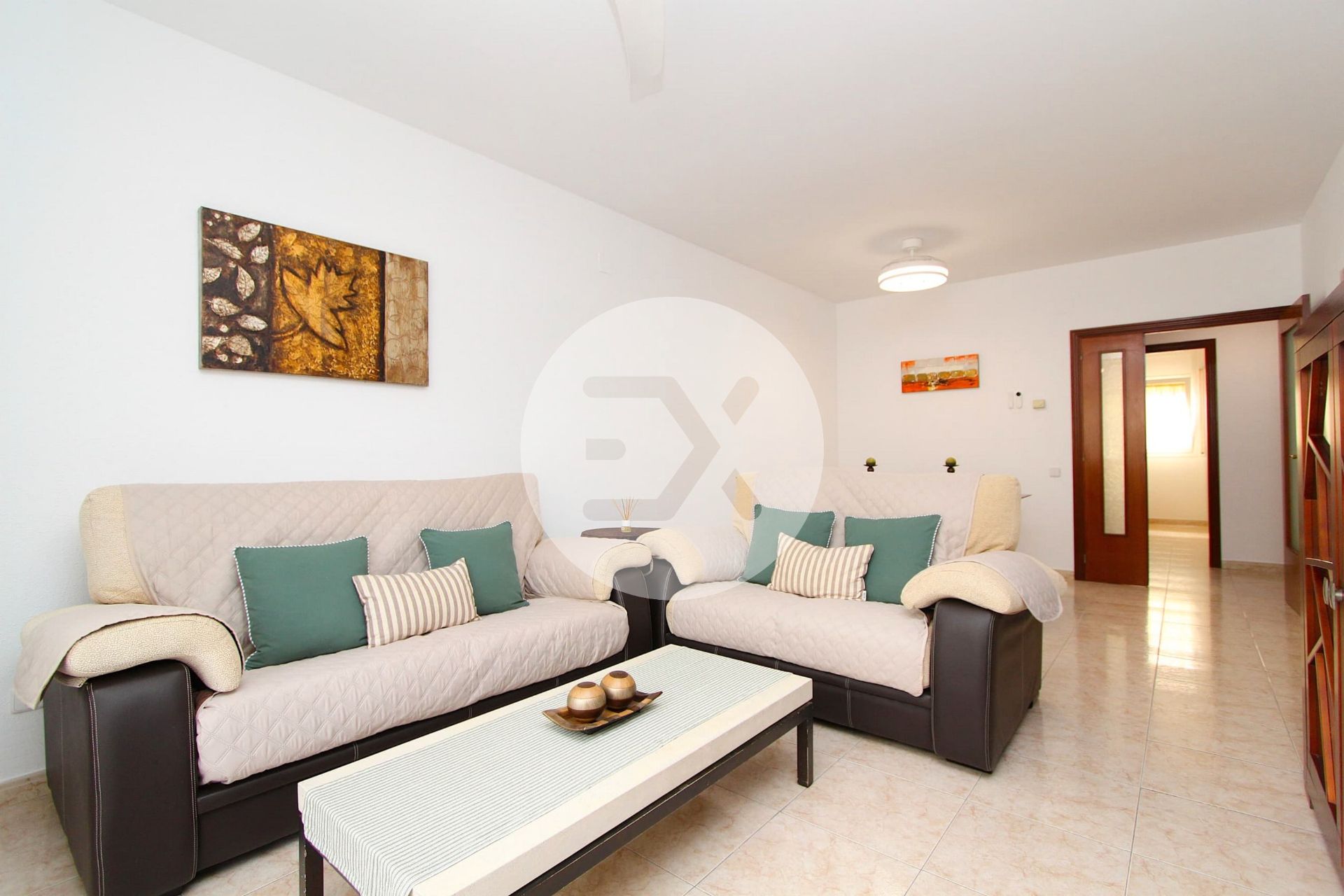 Sala de estar de Piso de alquiler en Castelldefels con Calefacción, Amueblado y Lavadora