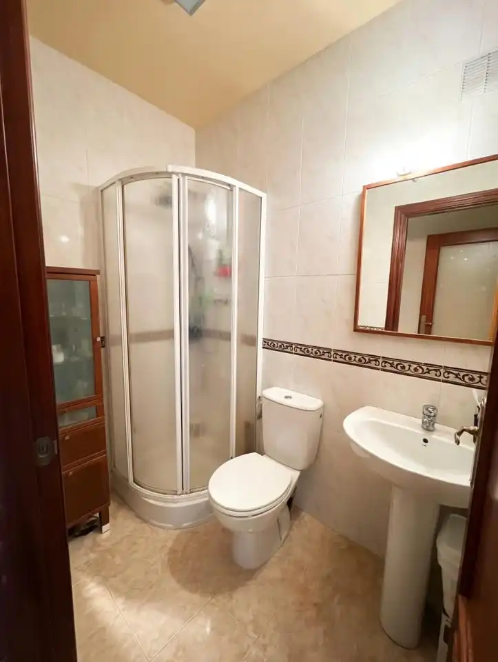 Bathroom of Flat for sale in Plasencia  with Terrace and Furnished