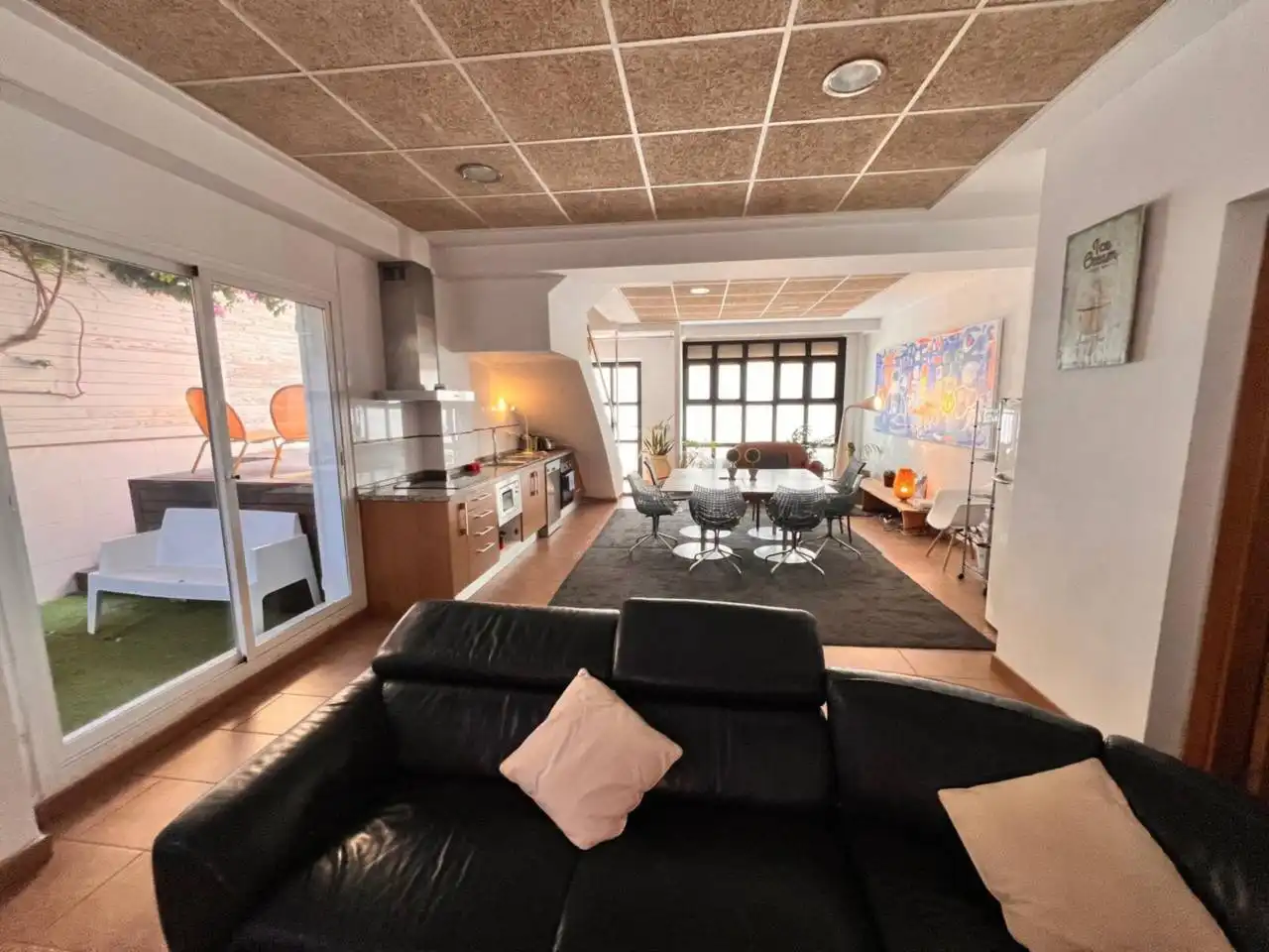 Sala d'estar de Casa o xalet en venda en Valencia amb Aire condicionat, Jardí privat i Terrassa