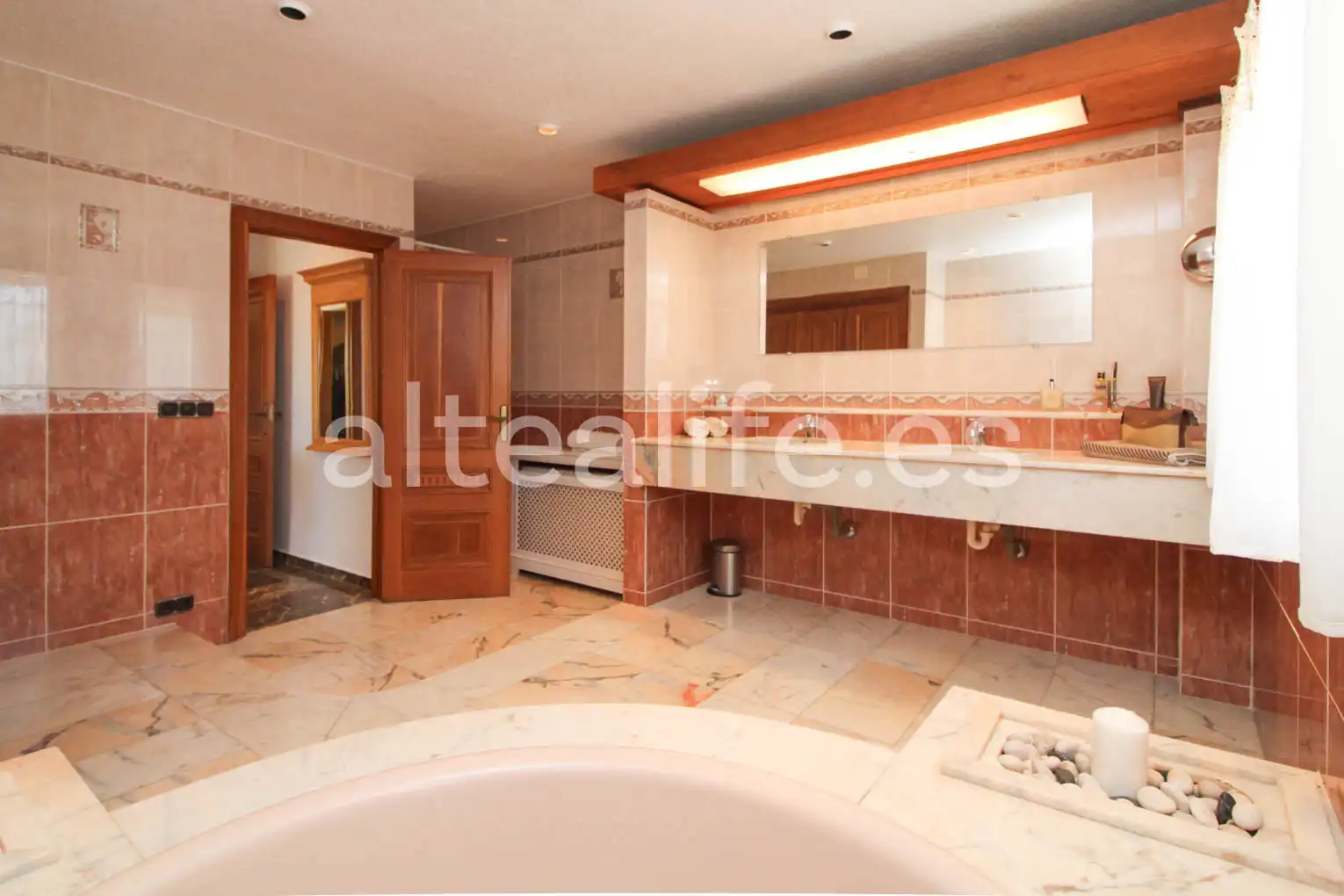 Baño de Casa o chalet en venta en La Nucia con Aire acondicionado, Jardín privado y Terraza
