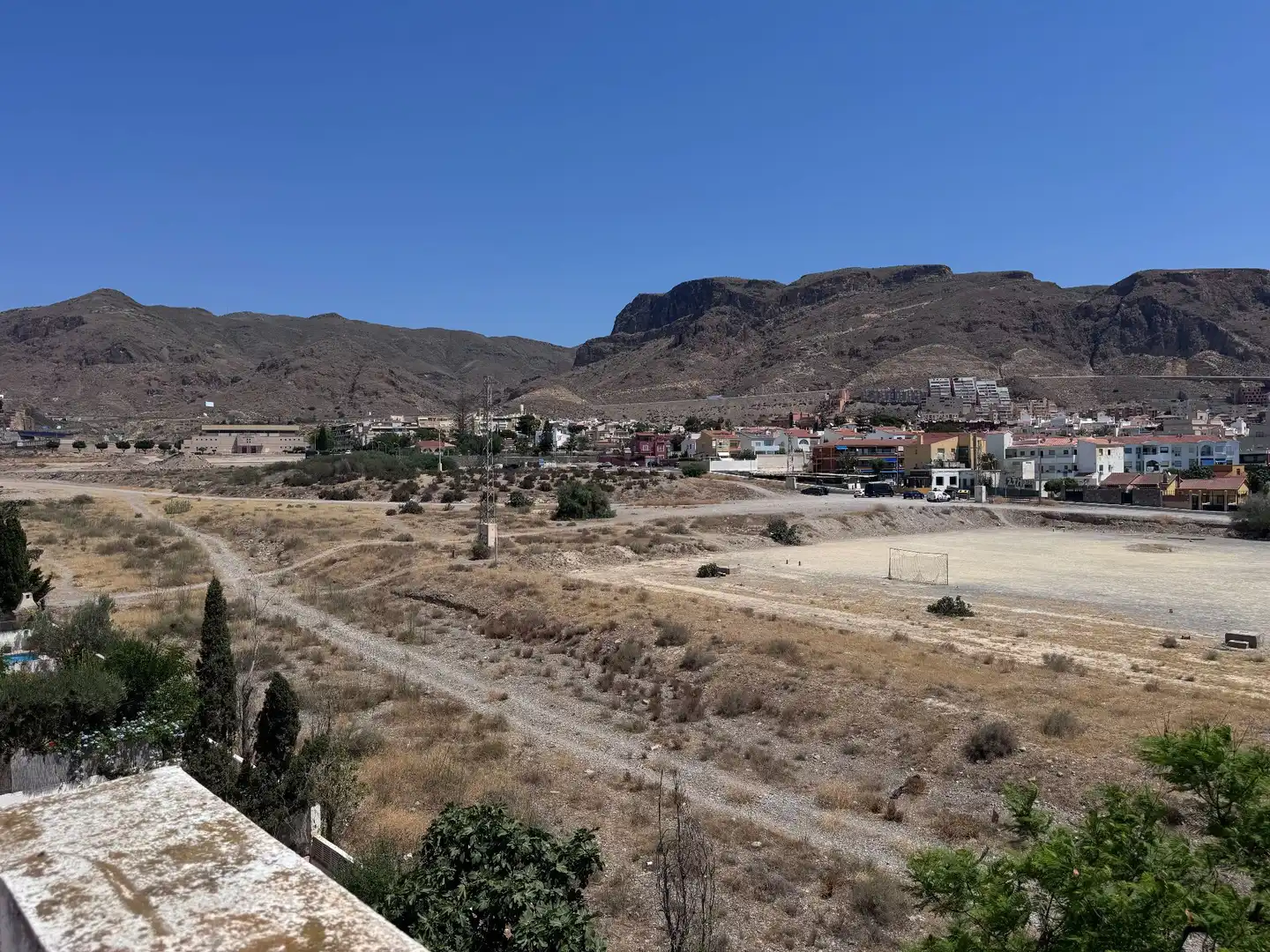 Exterior view of Detached homes for sale in Roquetas de Mar  with Air Conditioner, Terrace and Storage room