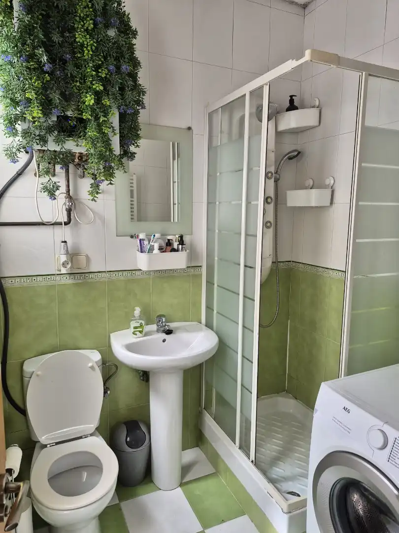 Bathroom of Flat for sale in Madrid  with Heating, Parquet flooring and Furnished