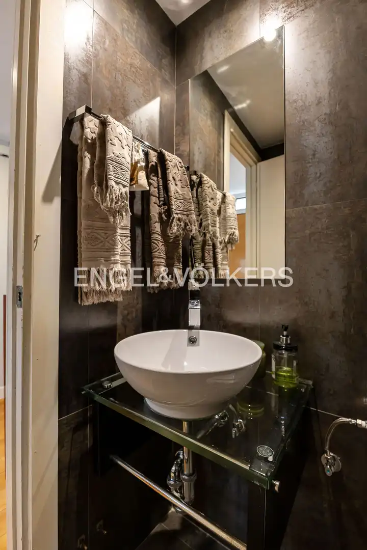 Bathroom of Country homes for rent in Madrid  with Air Conditioner, Heating and Private garden