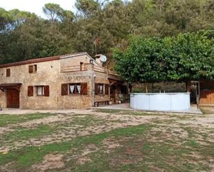 Jardí de Finca rústica en venda en Fogars de la Selva amb Aire condicionat, Calefacció i Jardí privat