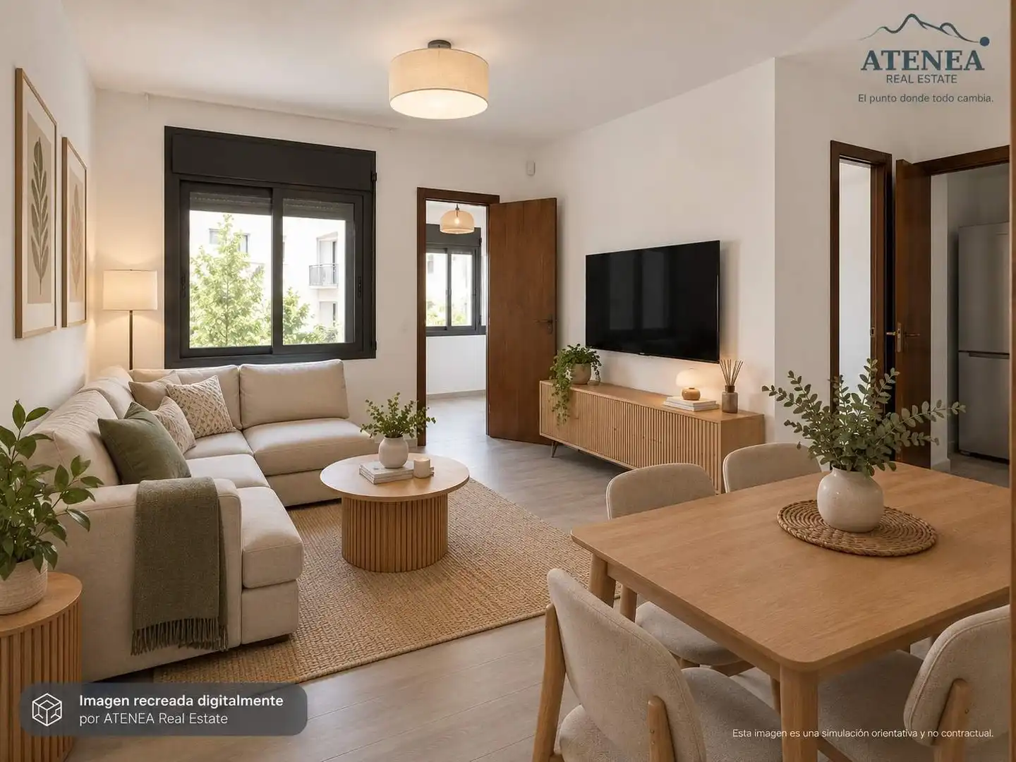 Wohnzimmer von Wohnung zum Verkauf in L'Hospitalet de Llobregat mit Alarm