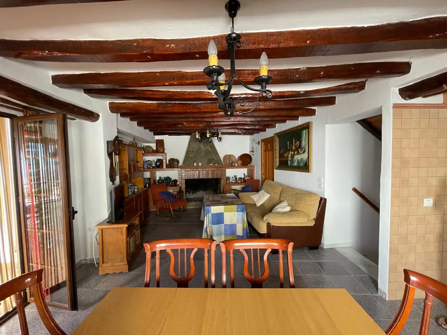Menjador de Casa o xalet en venda en Alpujarra de la Sierra amb Aire condicionat, Calefacció i Terrassa
