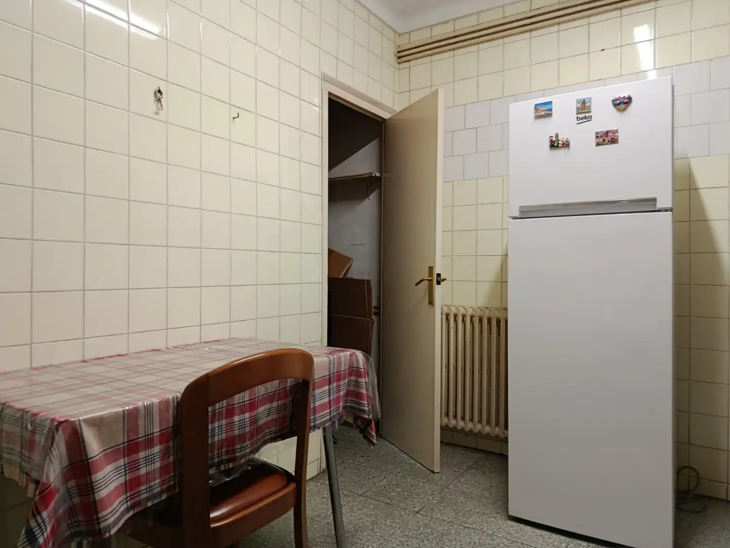 Küche von Wohnung zum Verkauf in Girona mit Heizung, Terrasse und Balkon