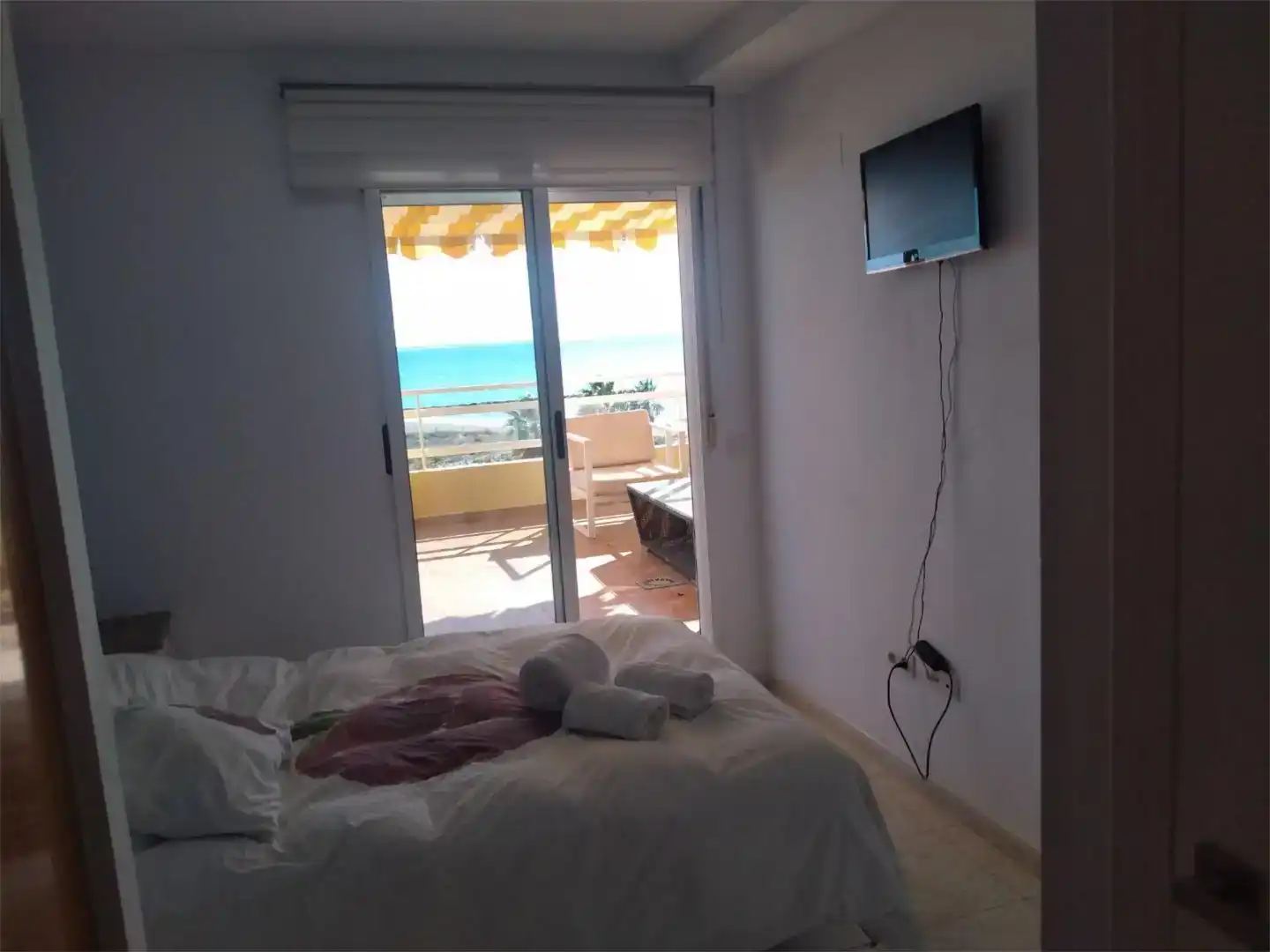 Schlafzimmer von Dachboden zur Miete in Chilches / Xilxes mit Klimaanlage und Möbliert