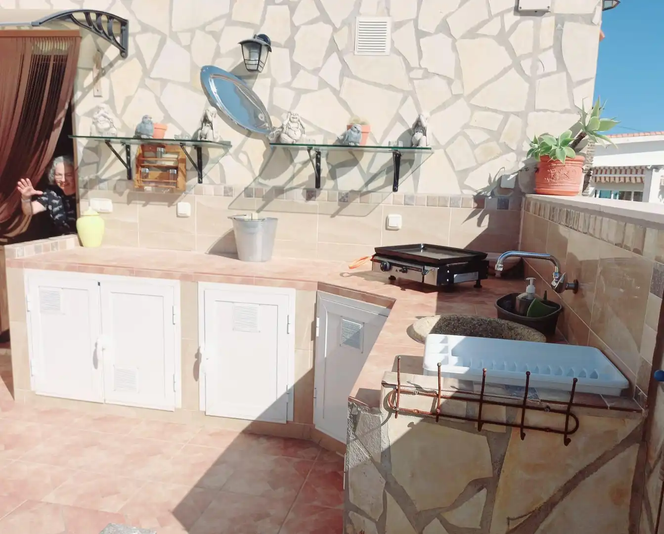 Cocina de Casa o chalet en venta en Rincón de la Victoria con Aire acondicionado, Jardín privado y Terraza
