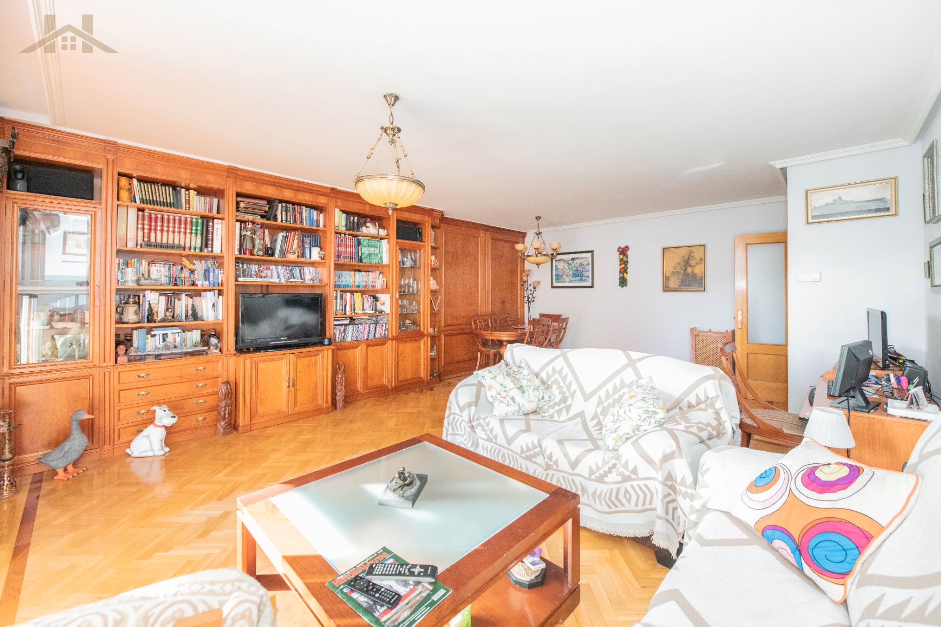 Wohnzimmer von Wohnung zum Verkauf in Alcobendas mit Klimaanlage, Heizung und Parkett