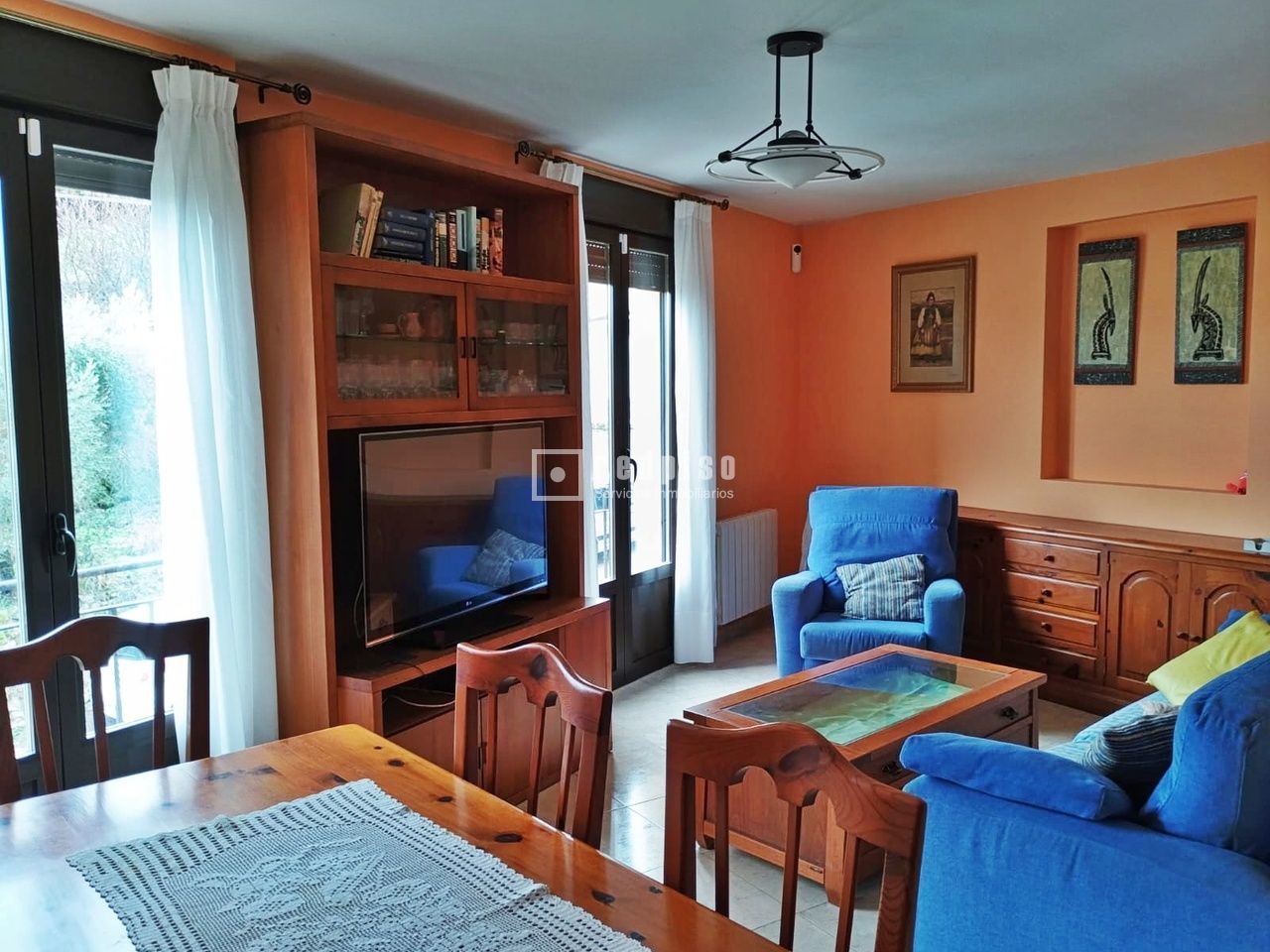 Living room of House or chalet for sale in Cogolludo  with Heating, Storage room and Alarm